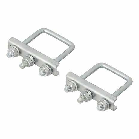 U-bracket square 60mm for nose wheel clamp - set of 2 pieces