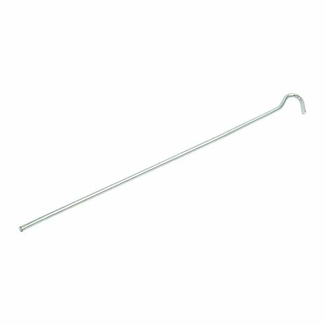 30cm metal tent peg with open eye 10 pieces in polybag