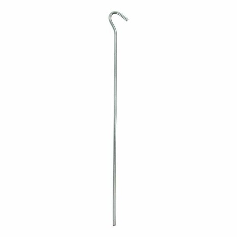 30cm metal tent peg with open eye 10 pieces in polybag