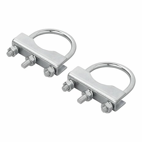 U-bracket round 60/70mm for nose wheel clamp - set of 2
