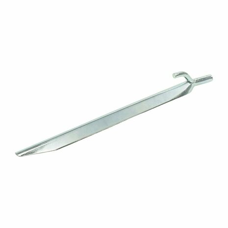 Tent peg 25cm metal with hook 6 pieces in polybag