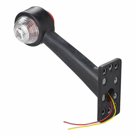 Width light red/white 160mm slanted