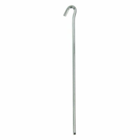 Rock pin 30cm metal triangular 6 pieces in polybag