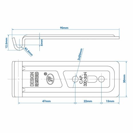 Counterpart for tension lock SPP ZN-06