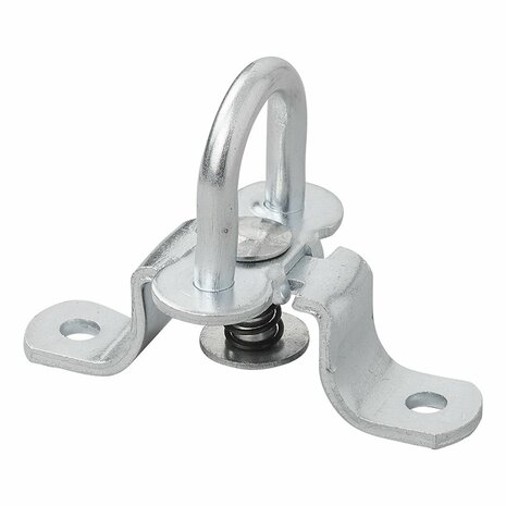 Round eyelet with spring 27mm 4 pieces