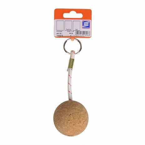 Key ring with cork ball (floating)