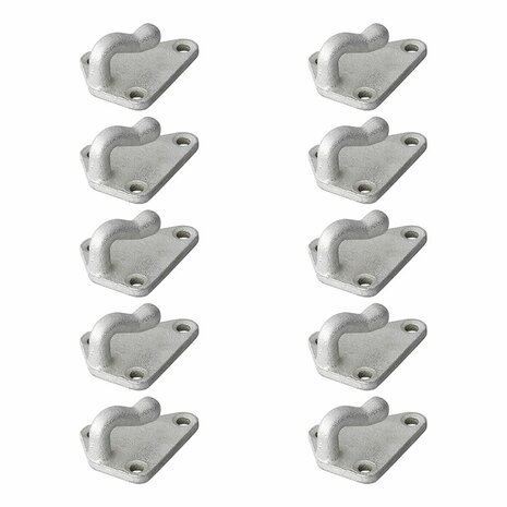 Rope hook metal 40x45mm 10 pieces