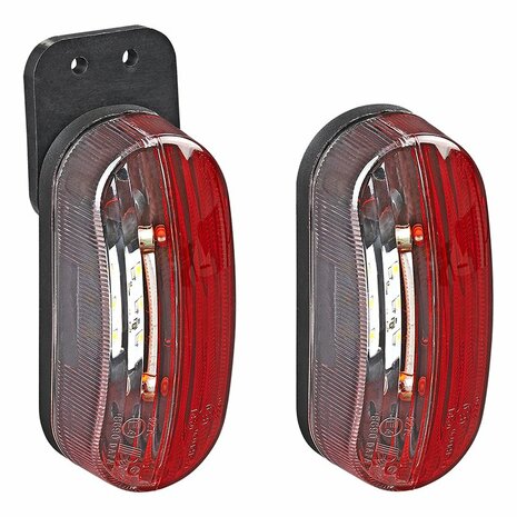 Width light LED red/white left