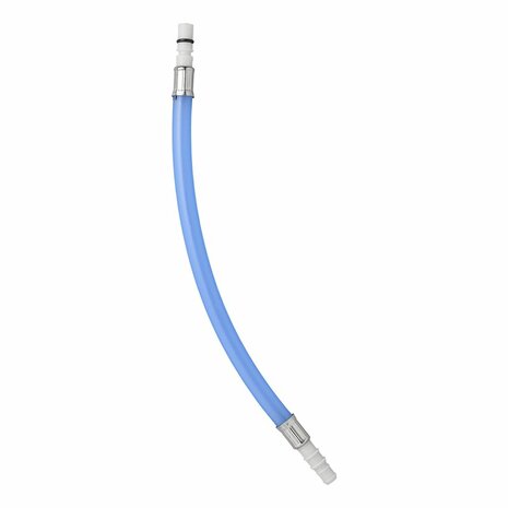 Flexible hose connection 25 cm blue