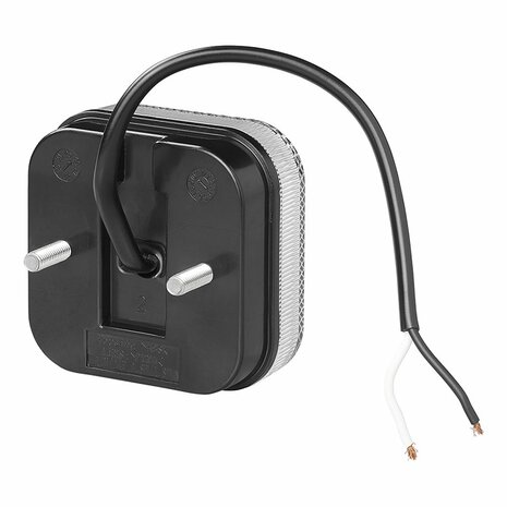 Marker light 12/24V white 65 x 65 mm LED