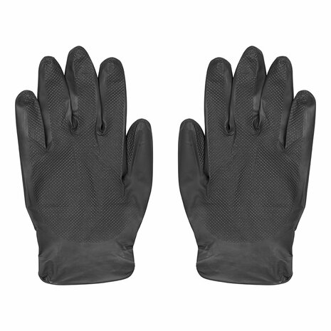 Gripp-It nitrile gloves XL black dispenser box of 50 pieces
