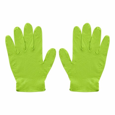 Gripp-It nitrile gloves M green dispenser box of 50 pieces