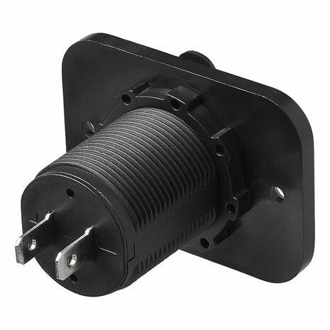 USB flush-mounted socket double type A 3100mA 12V/24V