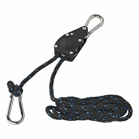 Ratchet and rope hoist - set of 2 136kg
