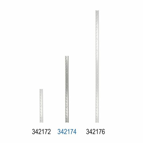 Aluminum binding rail 60cm
