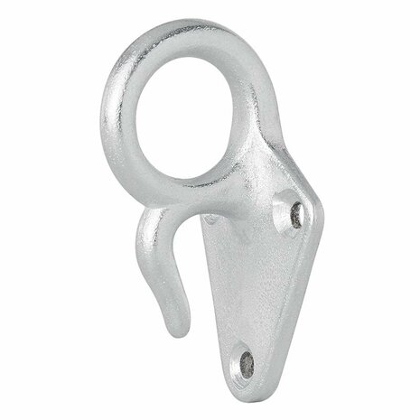 Rope hook metal with eye 70 x 40 mm 5 pieces