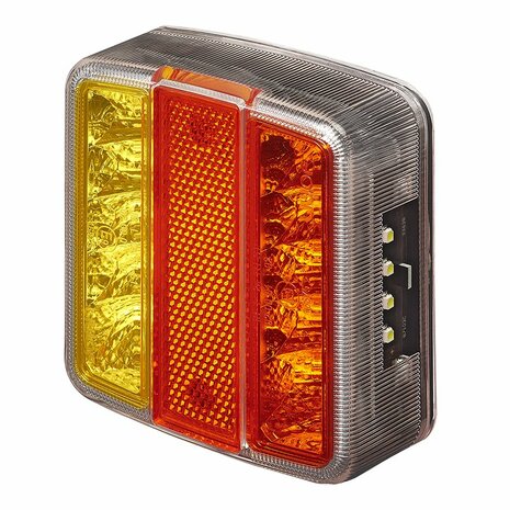 Rear light 4 functions 98x105mm 14LED PM