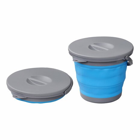 Bucket 5L with lid foldable