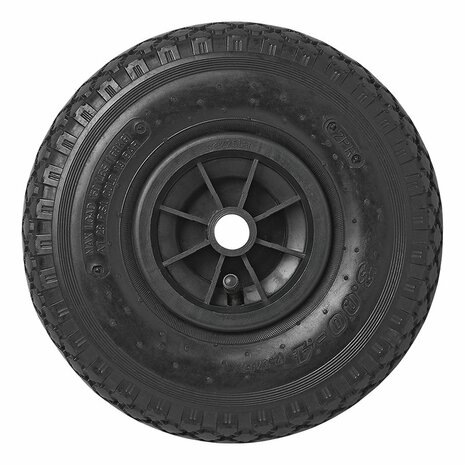 Nose wheel tire plastic rim with pneumatic tire 260x85mm