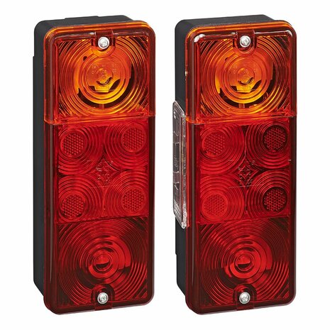 Rear light 4 functions 210x83mm