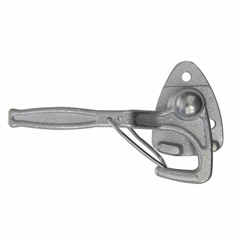 Flap hook no. 0 left 140mm with screw-on eye