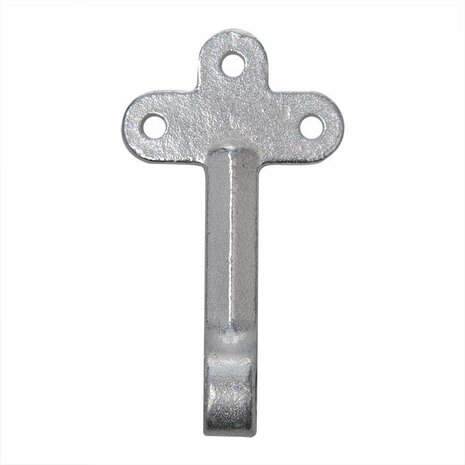 Flap hook no. 0 left 140mm with screw-on eye