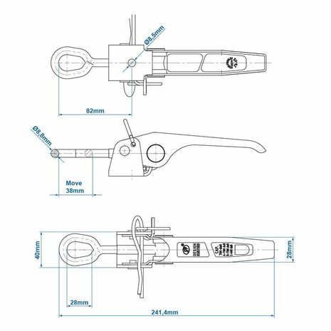 Tightening lock SPP ZB-03
