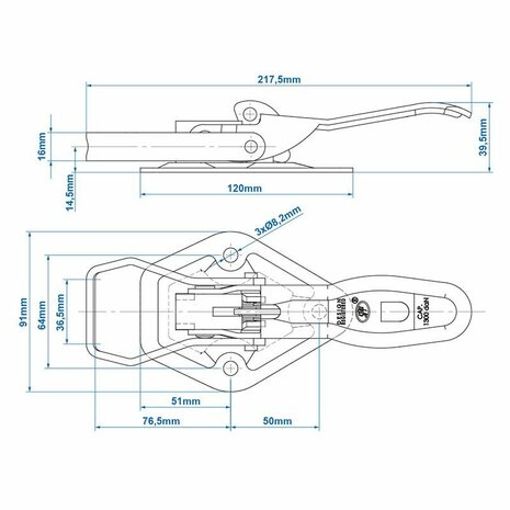 Tightening lock SPP ZB-05
