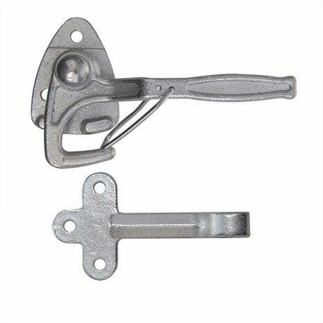 Hook no. 0 right 140mm with screw-on eye