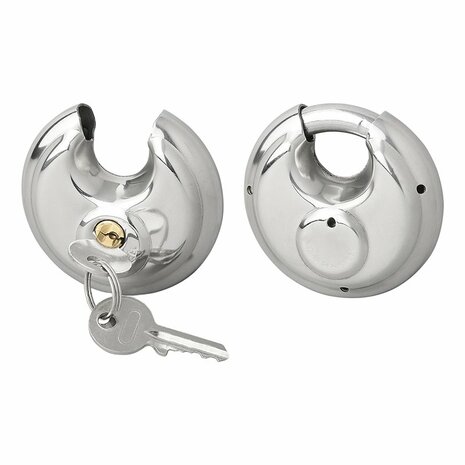 Disc lock 70mm 2 pieces keyed alike