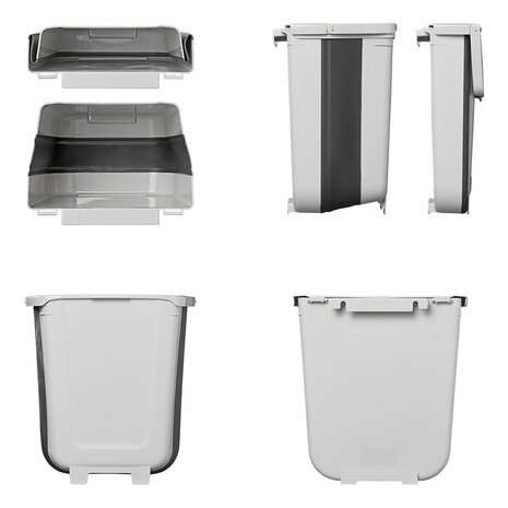 Waste bin 8L foldable for caravan/camper