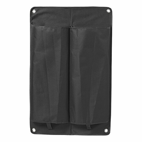 Wall-mounted storage bag for ramps