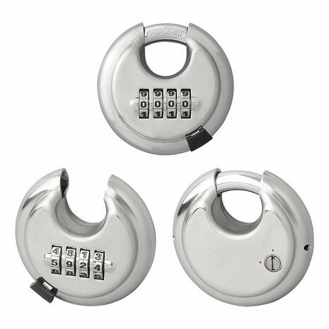 Disc lock 70mm with number combination