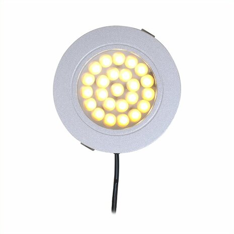 Recessed spotlight 24-LEDs 12V 220lm dia 65x11mm