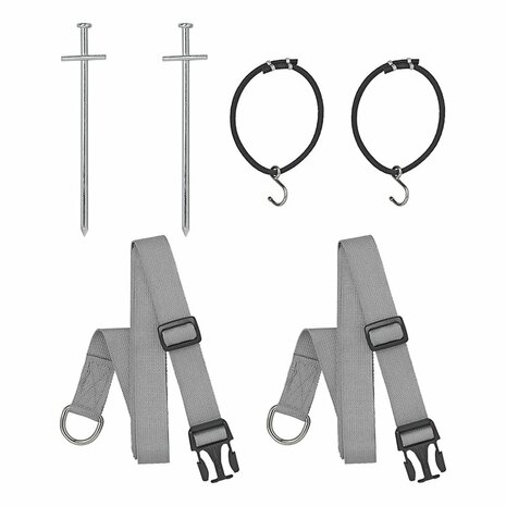Storm strap set 2x 2.90 m