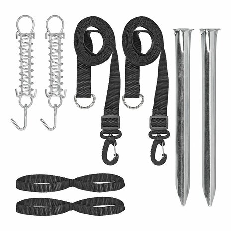 Storm strap set 2x 3 m universal