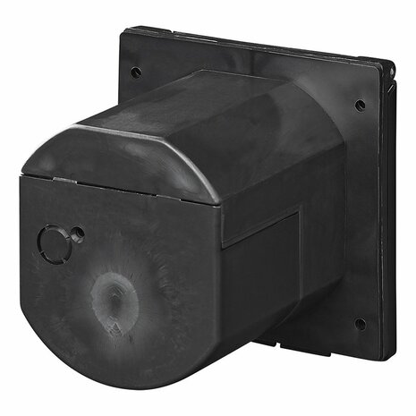 CEE wall inlet box square black