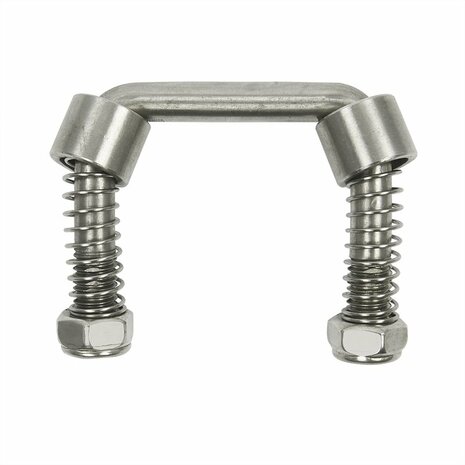 Lashing bracket with spring