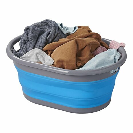 Laundry basket 17L foldable