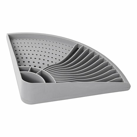 Draining rack for corner