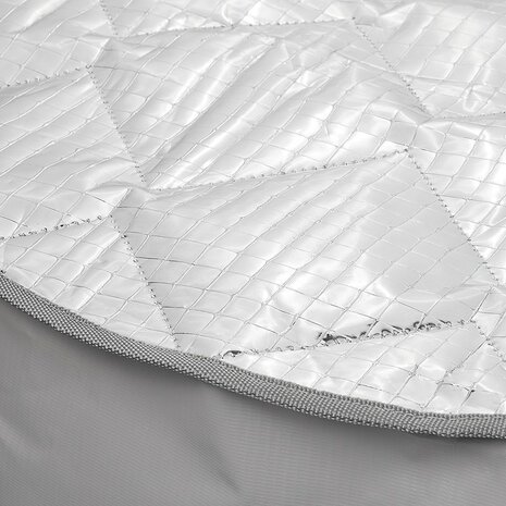 Wheel cover aluminium reflective for 15 - 17tyres