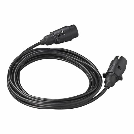 Extension cable 5M with 2x plug 7-pin PVC