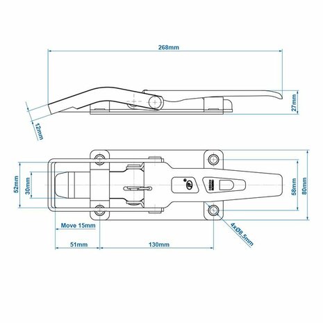 Tension lock SPP ZB-09A