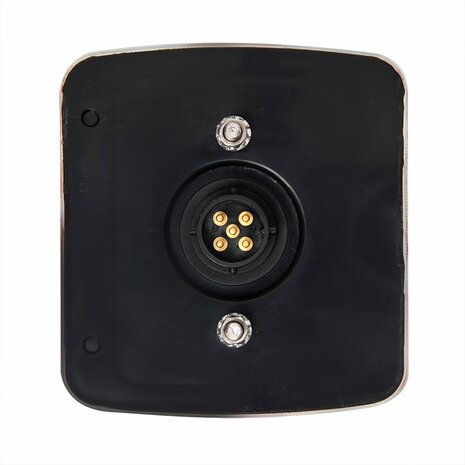 Rear light 4 functions 98x105mm 14LED with 5-pin EC