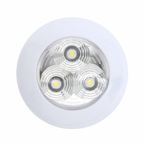 Ceiling light surface-mounted luminaire 3-leds 12V 290lm dia 95x25mm