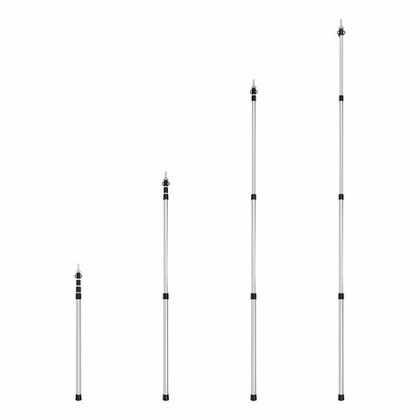 Tent pole telescopic 4-part 83 - 230 cm