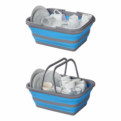 Dishwashing bowl 16L foldable