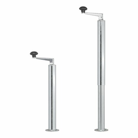 Support leg 48mm extendable 700-650mm