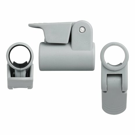 Tube clamp for tent pole with quick release 22-25mm - set of 4