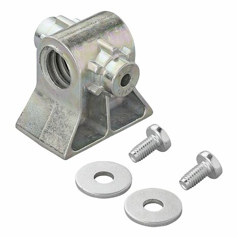 Corner support spindle block M20 x dia 15 mm suitable for plastic nuts
